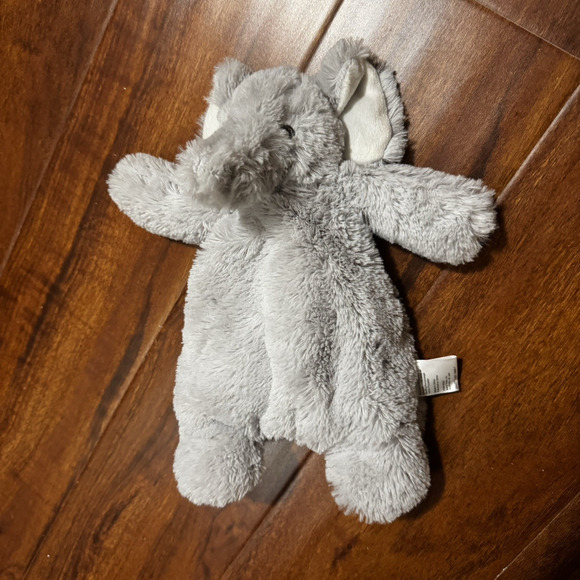 Elegant Baby Lucky the Elephant Snuggler Plush Security Blanket Stuffed Animal - Picture 3 of 16